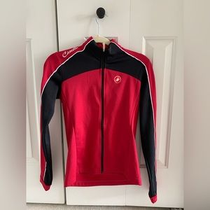NWOT Women’s Castelli Lightweight Jacket Size Small in Cherry
